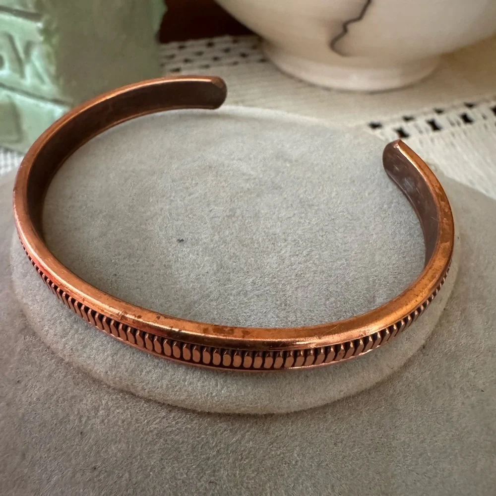 Copper Cuff Bracelet - Picture 2 of 6